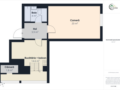 Garsoniera Decomandata Racadau